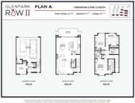 Glenpark Row II Plan A 3 bed+DEN+2