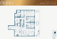 Florin Penthouse 6 2 bed+DEN+2 bath