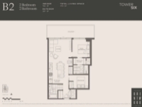 The Amazing Brentwood - Tower 6 Plan B2 2 bed+2 bath