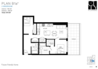 The City of Lougheed - Tower THREE Plan B1a 2 bed+1