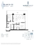 Water Street by the Park Plan B1-02 2 bed