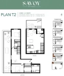 Savoy on Clement Plan T2 2 bed+2