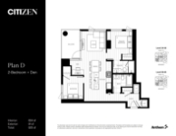 Citizen Plan D 2-bedroom + Den