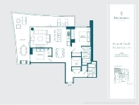 The Sentinel Home 08 Plan H 2 bed+ DEN
