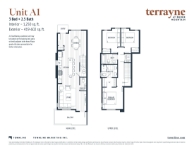 Terrayne Terrayne-Floor-Plan-Unit-A1 3 bed + 2