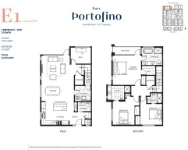 Parc Portofino Plan E1 3 bed+DEN+3