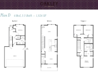 Oakley Willoughby Plan D 4 bed+3