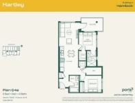 Hartley - Hemlock (Building 1) Plan C4a 2 bed+DEN+2 bath
