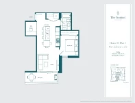 The Sentinel Home 05 Plan E 1 bed + DEN
