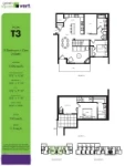 Green Square Vert Plan-T3-2-bed+DEN+2-bath