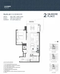 Gilmore Place Plan A1 1 bed