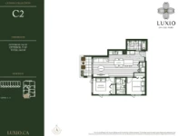 Luxio on the Park Plan C2 2 bed