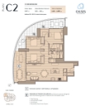 Oasis at Concord Brentwood (East Tower) Plan C2 3 bed+3 bath