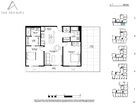 The Affinity Plan L1 2 bed+2 bath