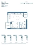 North Harbour Plan A8 Garden Collection 1 bed