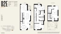 The Cut PHASE 2 Plan D2E 3-Bedroom + Flex  2