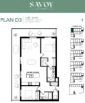 Savoy on Clement Plan D3 2 bed +2 bath