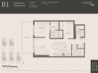 The Amazing Brentwood - Tower 6 Plan B1 2 bed+2 bath
