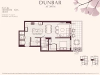 Dunbar at 39th Plan-B6-1-bed+Flex+1-bath
