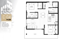 Sitka House Plan C04 2 bed+2 bath