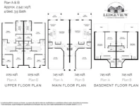 Ledgeview Plan A & B 4 bed+3