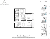 The Affinity Plan P 2 bed+2 bath