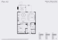 Light House Plan-A3-1-bed+1-bath+-NOOK