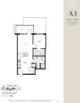 The Conservatory Plan A3 1 bed+1 bath