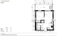 One Bear Mountain Plan A 1 bed