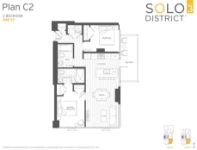 SOLO 4 Plan C2 2 bed+1