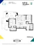 Salt & Meadow Plan E2 2 bed+2 bath