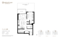 Burquitlam Park District Plan C1 1 Bedroom + Den