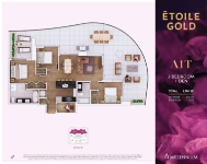 Etoile Gold Plan A1T 3 Bedroom + Den