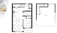 Sitka House Plan A04 1 bed+Roof Deck Patio+1 bath