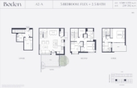 Boden Plan A2-A 3 bed+Flex+2