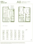 King & Crescent Plan A8 2 bed + 2