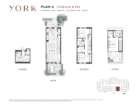 York Plan C 3 Bedroom & Flex