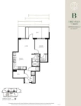 The Conservatory Plan B 1 bed+1 bath