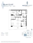 Water Street by the Park Plan C2-07 3 bed + DEN