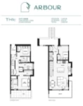 Arbour at SFU Plan TH1C City Home 3 bed+DEN+2