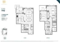 Park Residences II Plan TH2 2 bed+2