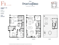Parc Portofino Plan F1 3 bed+DEN+3