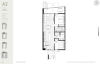 Timber House Plan A2 2 bed+2 bath