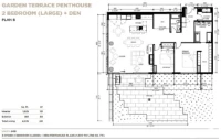 One Bear Mountain Plan B Garden Terrace Penthouse 2 bed(Large)+DEN