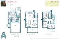 Acadia Townhomes Modern B1 3 bed+2