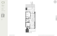 Timber House Plan C3 2 bed+1 bath