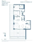 North Harbour Plan E2 Waterfront Collection 2 bed + FAMILY