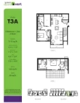Green Square Vert Plan-T3A-2-bed+DEN+2-bath