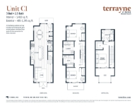 Terrayne Terrayne-Floor-Plan-Unit-C1 3 bed + 2