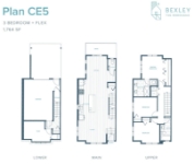 The Boroughs (Phase 2) - Bexley Plan CE5 3 bed+FLEX+1